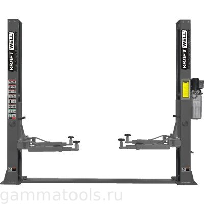 Подъемник двухстоечный г/п 4000 кг. электрогидравлический KraftWell арт. KRW4MLN